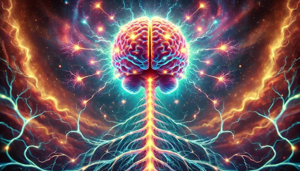 Brain graphic and spine theme